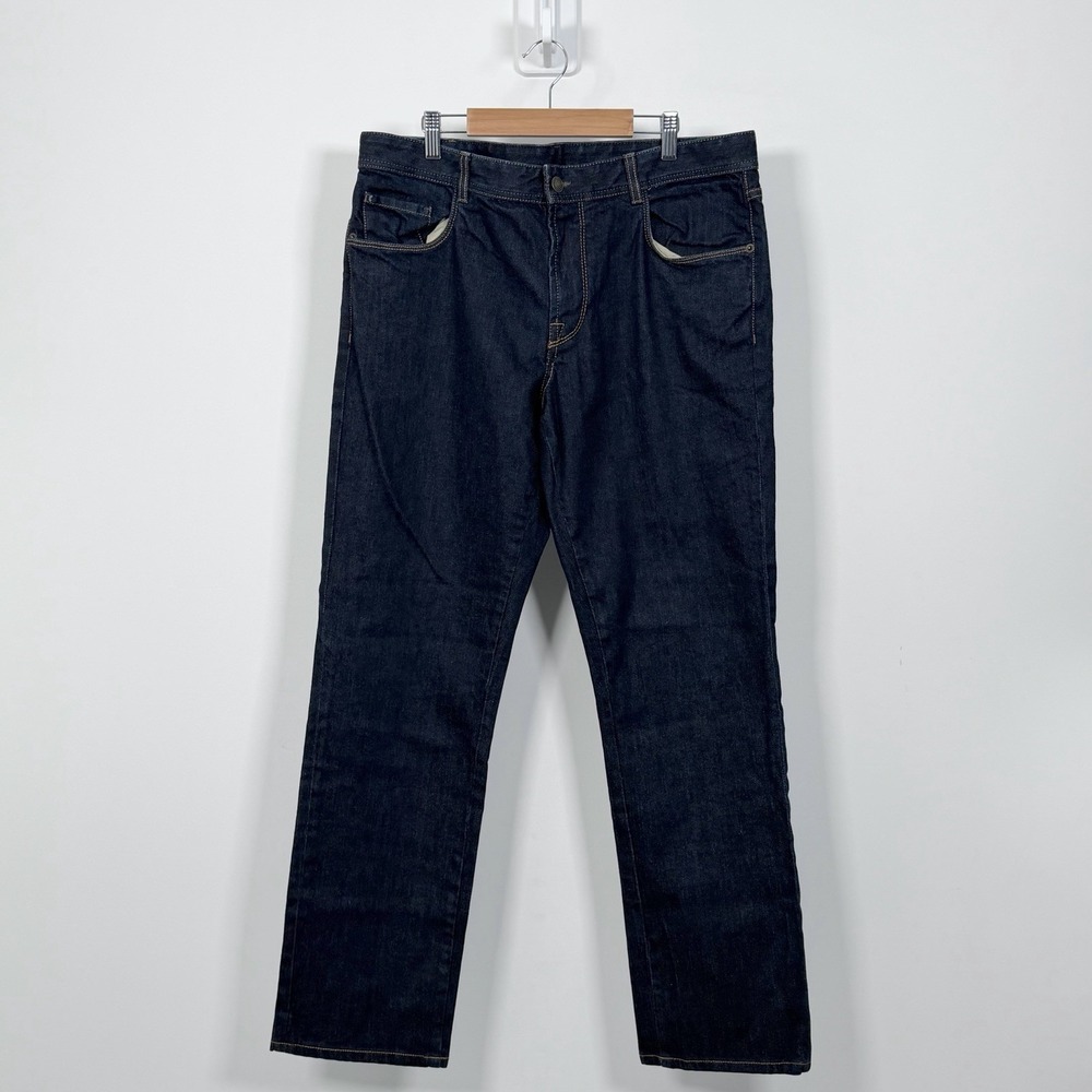 Boglioli Milano Jeans Men 36 Blue Indigo 5-Pocket Straight Fit Denim Pants Italy